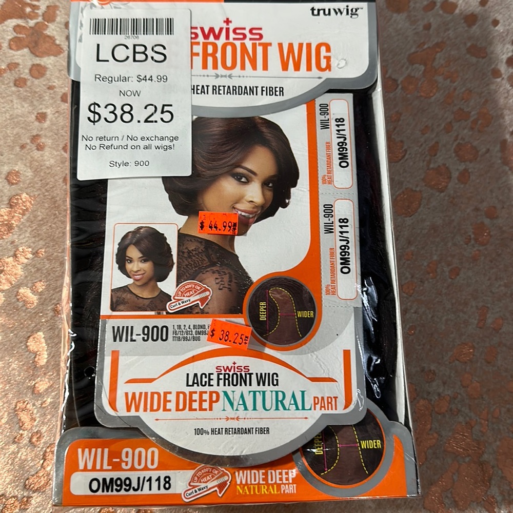 NWT Swiss lace front wig
